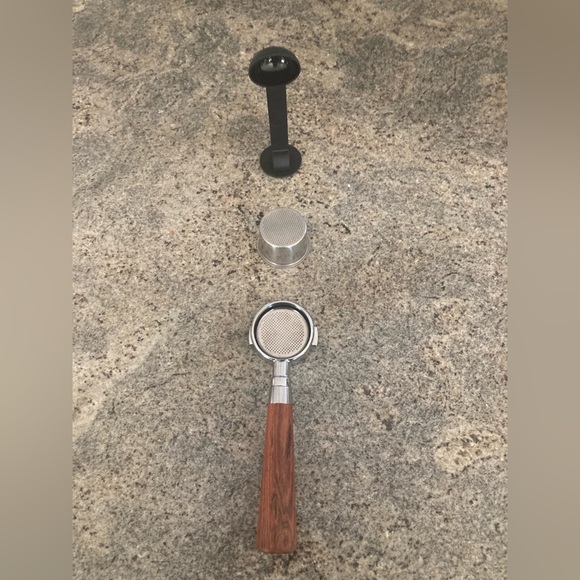 51mm Espresso Machine Bottomless Portafilter Walnut Wood Handle 2 Cup 4 Cup - Picture 15 of 15